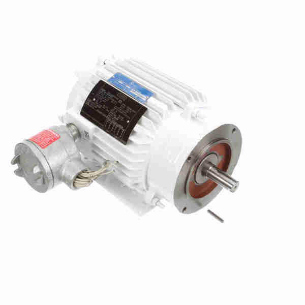 Leeson 1 Hp Washdown Motor, 3 Phase, 3600 Rpm, 230/460 V, 56C Frame, Tenv 117281.00